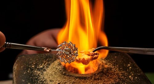 Firefly jewellery making,background flame, hyper realistic life like 31126